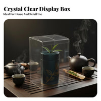 Transparent PVC Packaging Box Food Grade Transparent Gift Box Display Container High Clearness Long-Lasting Material