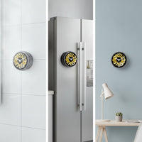Suction Cup Clock Waterproof Shower Clock Anti-Fog for Bathroom, Kitchen