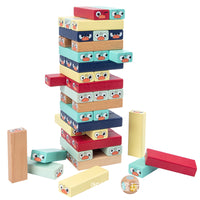 Kids Wooden Animal Stacking Blocks Montessori Educational Game