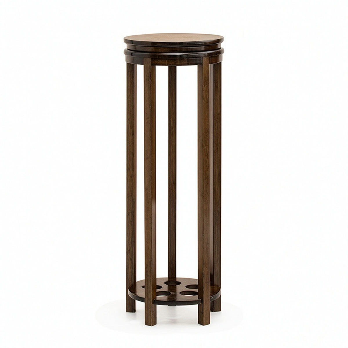 Floor Plant Stand Bamboo Plant Stand Minimalist Furniture for Entryway, Bedroom