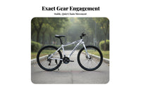 Mountain Bike Aluminum Alloy Frame Hardtail Mountain Bike Variable Speed Cycle Disc Brakes Multi-Terrain Cycle for Countryside