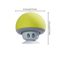 Mini Fungus Speaker Compact Speaker with Phone Stand Electronics Wireless Easy to Use for Students, Desk, Bedside Table
