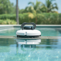 Wireless Cordless Robotic Pool Cleaner Battery-Powered Cordless Automatic Pool Cleaner Rechargeable Underwater for Swimming Pools