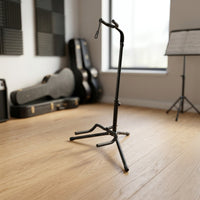 Height-Adjustable Guitar Stand Tripod Guitar Stand with Padding Portable Safeguarding for Guitarists, Musicians, Stage