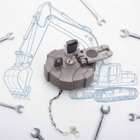 Heavy Machinery Petroleum Cap with Keys Anti-Unauthorized Access Petroleum Petroleum Tank Cover