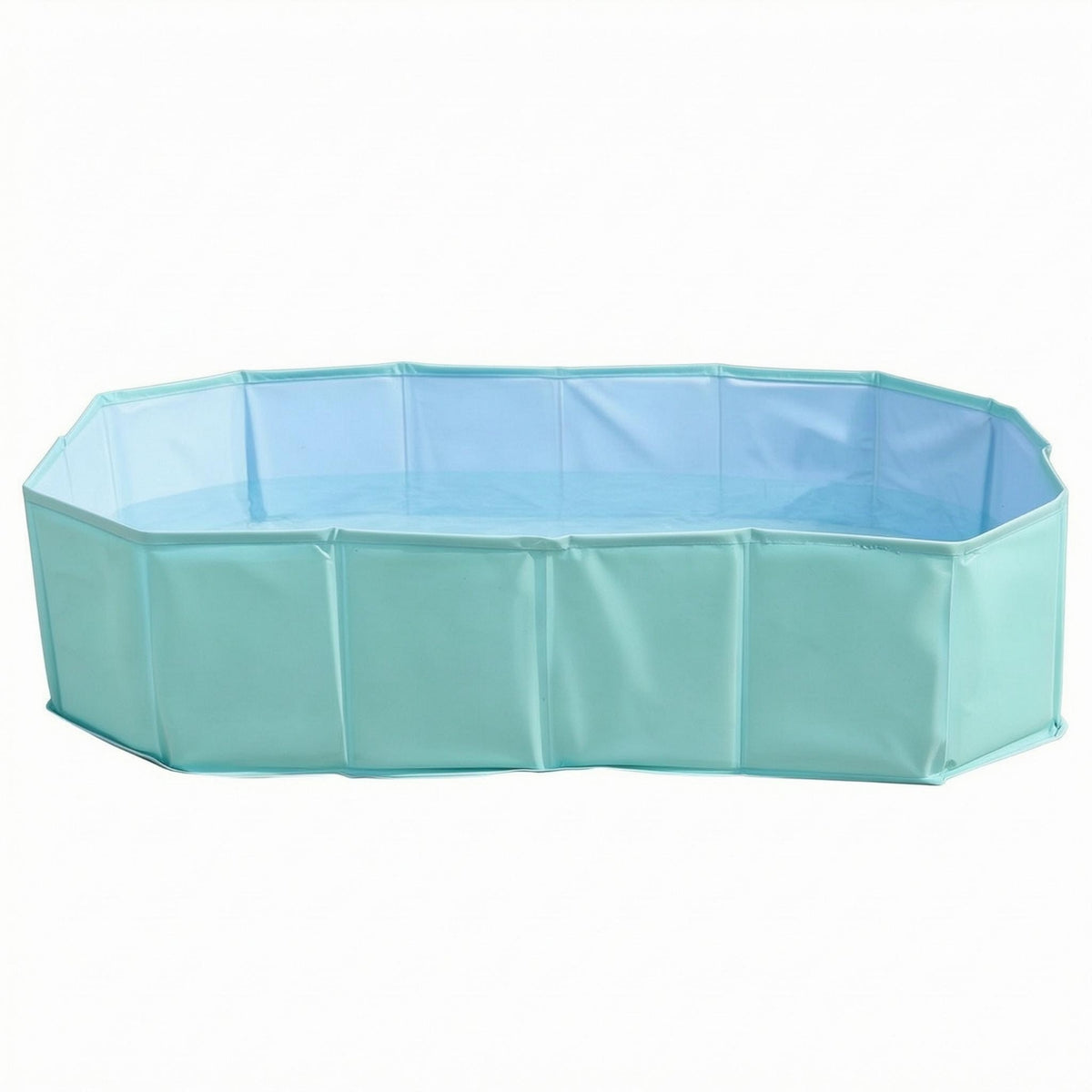 Thickened PVC Foldable Kiddie Pool Flat Base Folding Pool for Children, Kids