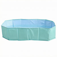 Thickened PVC Foldable Kiddie Pool Flat Base Folding Pool for Children, Kids