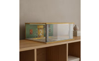 1:18 Car Display Box Wooden Structure Model Garage Scene Solid Wood 1:18 Car Display Case for Collectors