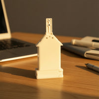 Compact House-Shaped Display Toy Lightweight Point-of-Purchase Display with Hook Minimalist Stable for Retailers, Retail Displays, Countertop Promotions