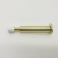 Solid Brass Floor Mounted Door Stop with Bumper for Home and Office