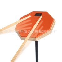 8-inch Silent Drum Practice Pad Rubber Drum Pad Percussion Instrument Accessory