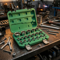 21 Pieces Socket Wrench Set Portable Socket Set Polished for Mechanics