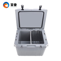 55L Large Capacity Insulated Cooler Box for Fresh Food Transport with Optional Wheels