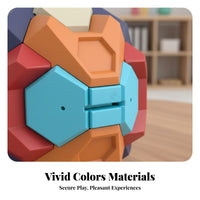 Early Education Brain-Teaser Ball Coins Bank Develops Spatial Skills Brain-Teaser Assembly Ball Reusable Fun for Children 3+, Kids