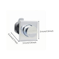 Cabinet Door Lock Push-Button Latch Black-Bodied Push Button Latch