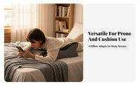 Bed Pillow for Phone Use Breathable Material Ergonomic Stomach Sleeping Pillow Stomach Sleeping Support Pad for Sofa