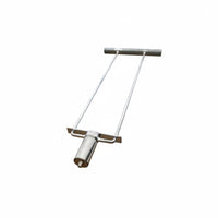 Labor-Saving Nutrient Soil Clod Creator Thickened Stainless Steel Long Handle Soil Block Creator Long-Lasting Standing Seedling Transplanter Reinforced Welds for Farmers, Gardeners, Farm, Nursery, Garden