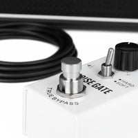 Noise Gate Pedal Transparent Tone Bass Noise Gate Pedal Digital Audio Processing Audio Equipment for Stage, Studio, Practice