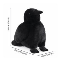 Crow Stuffed Toy Soft-Feathered Crow Doll Stuffed Soft and Fuzzy Bird Doll for Bedroom, Desk