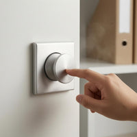 Cabinet Door Lock Push-Button Latch Black-Bodied Push Button Latch