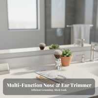 2 Pieces Stainless Steel Blade Manual Nose Hair Trimmer Easy to Clean Nose Hair Razor Washable for Travelers, Adults, Travel, Bathroom, Home