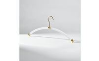 Non-Slip Hanger Space-Saving Hanger with Metal Hook Curved Clothes Hangers for Closet, Wardrobe, Boutique