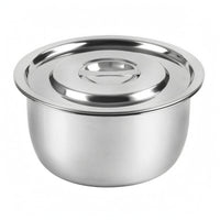 Stainless Steel Cooking Pot Easy to Clean Lidded Pot   Kitchenware