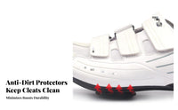2 Pieces Wear-Resistant Cycling Shoe Cleat Protector Anti-Slip Bike Shoe Cleat Protector Long-Lasting for Mountain Bikers, Slippery Surfaces
