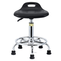 ESD Anti-Static PU Leather Lab Chair with Adjustable Height for Cleanroom and Workshop