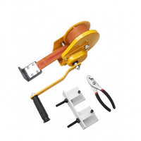 Wire Drawing Tool with Hand Crank Tabletop Benchtop Wire Drawing Tool Secure for Metalworking