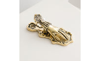 Hand Shaped Journal Clip Ornate Drop-Shaped Paperclip Shiny Clips for Scrapbooking
