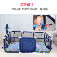 Kids' Indoor Playpen with Ball Pit and Soccer Goal