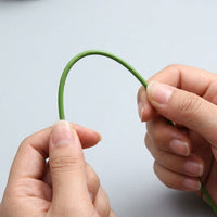 plant supports for outdoor plants, pea plant, green, metal, steel, outdoor plants, bendable