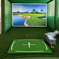 golf hitting mat