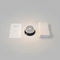 Call Bell with Metal Dome Shiny Reception Summoning Device Receptionists