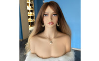Mannequin Head with Shoulders Photography Prop Jewelry Display Manikin bust  Realistic Hair Hairpiece Display Head for Shop Window