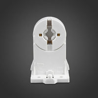 Home Office T8 Lamp Holder for DIY Lighting, 2A 250V Non-Shunted Fluorescent Base, Single Tube Light Holder for Repair, Light Replacement 1 Pack