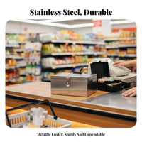 Portable Lockbox Sturdy Construction M Single Y Box Water-Resistant for Home
