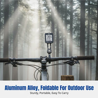 Adjustable Aluminum Alloy Bike Computer Mount for Outdoor Trails, Multi-Function Camera & Light Accessory