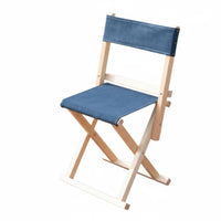 Foldable Design Wooden Frame Canvas Chair With Backrest Portable Seating Lightweight Outdoor Furniture Heavy Duty for Picnickers, Beach-Goers, Barbecue, Backyard, Picnic, Hiking