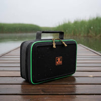 Small Fishing Tackle Box Splash Resistant Portable Box Fishing Storage Case Compartment Organizer Lure Bag for Travel