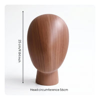 Hairpiece Display Model Hat Display Head Easy to Clean Fiberglass-Reinforced Plastic Oval Mannequin Head Sturdy Smooth Surface