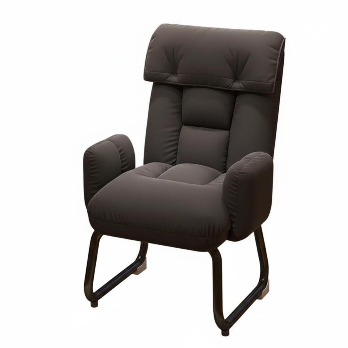 Factory-chic design Armchair Iron ornamental frame Dining Chair With Armrests for Kitchen