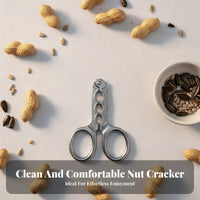 Floral Cracker Zinc Alloy Melon Plier Sturdy Kernel Nut Sheller for Snack Aficionados, Snack Lover S, Office, Parties, Living Room