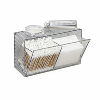 Adhesive Storage Box Dust-Proof Bathroom Accessory Waterproof for Dressing Table