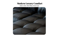 Elephant Ear Armrest Sofa Italian-Inspired Design Curved Chaise Sectional Modern Minimalist Aesthetic Lounge Seating for Homeowners, Living Room