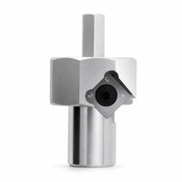 Hexagonal Shank Hole Trimming Cutter Detachable Woodworking Hole Cutter Accurate Tool Professional Grade for Drilling, Workshop