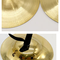 Orff Percussion Instrument Set - Copper Cymbals and Finger Cymbals for Early Childhood Education