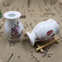Ceramic Facial Moxibustion Cup with Handle for Guasha and Muscle Relaxation