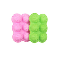 6-Cavity Sphere Ice Cube Mold for Cocktails and Vodka, Silicone Ice Ball Maker